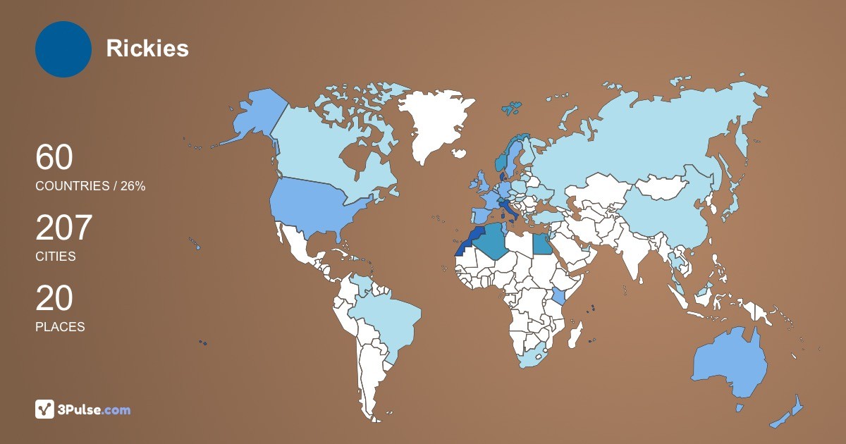 Изображение Карты путешествий Rickies Box