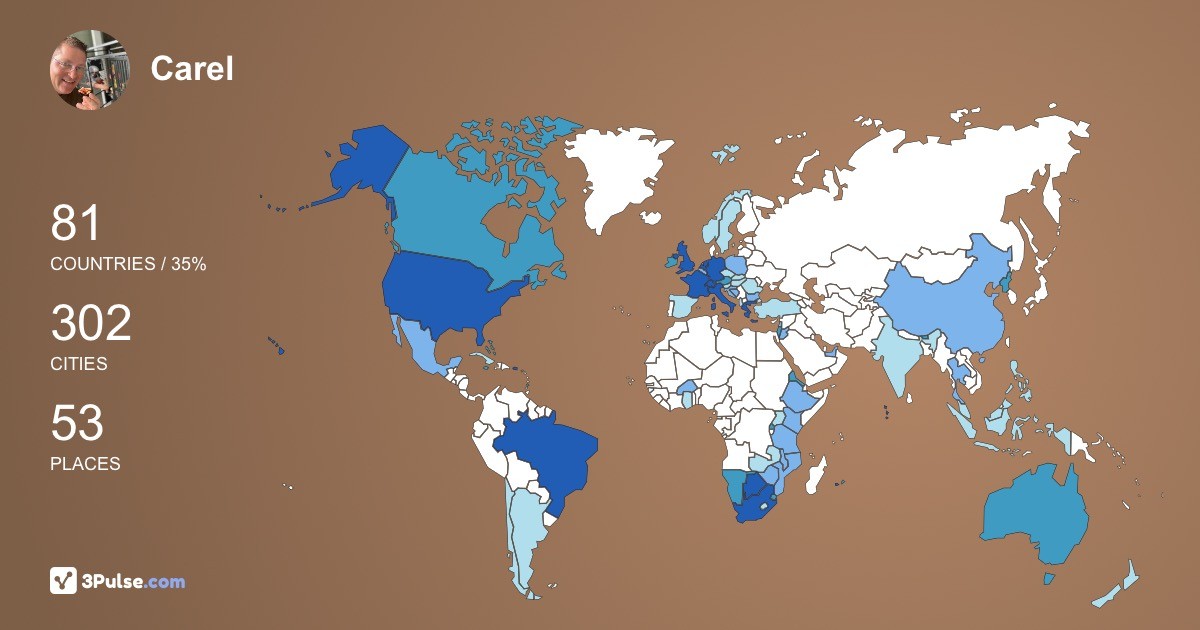 Изображение Карты путешествий Carel Nolte