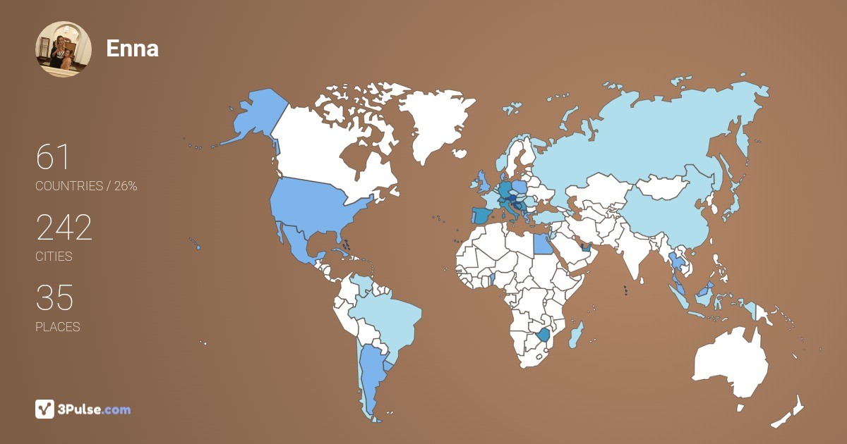 Изображение Карты путешествий Enna Vlahovi