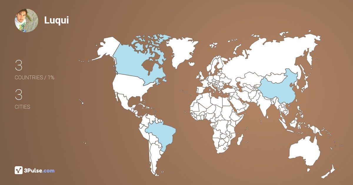 Luqui Folino's Travel Map Image