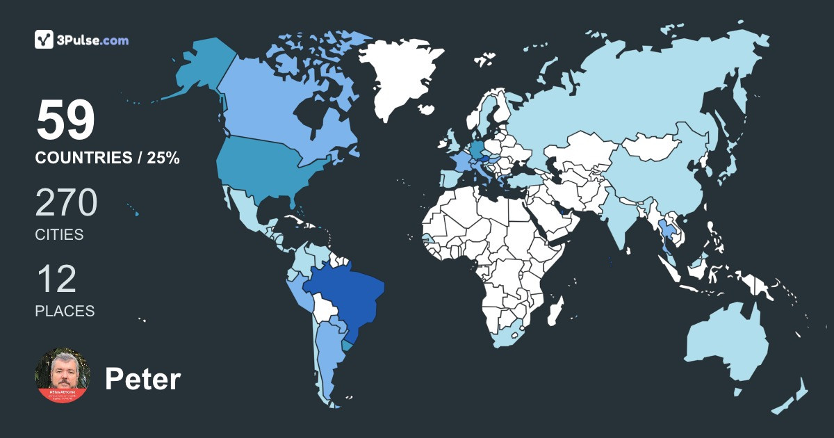 Изображение Карты путешествий Peter Sorger