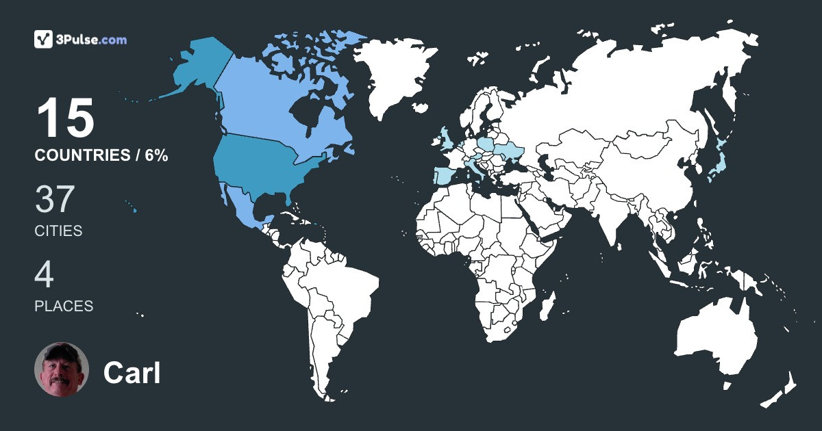 Изображение Карты путешествий Carl Ferry