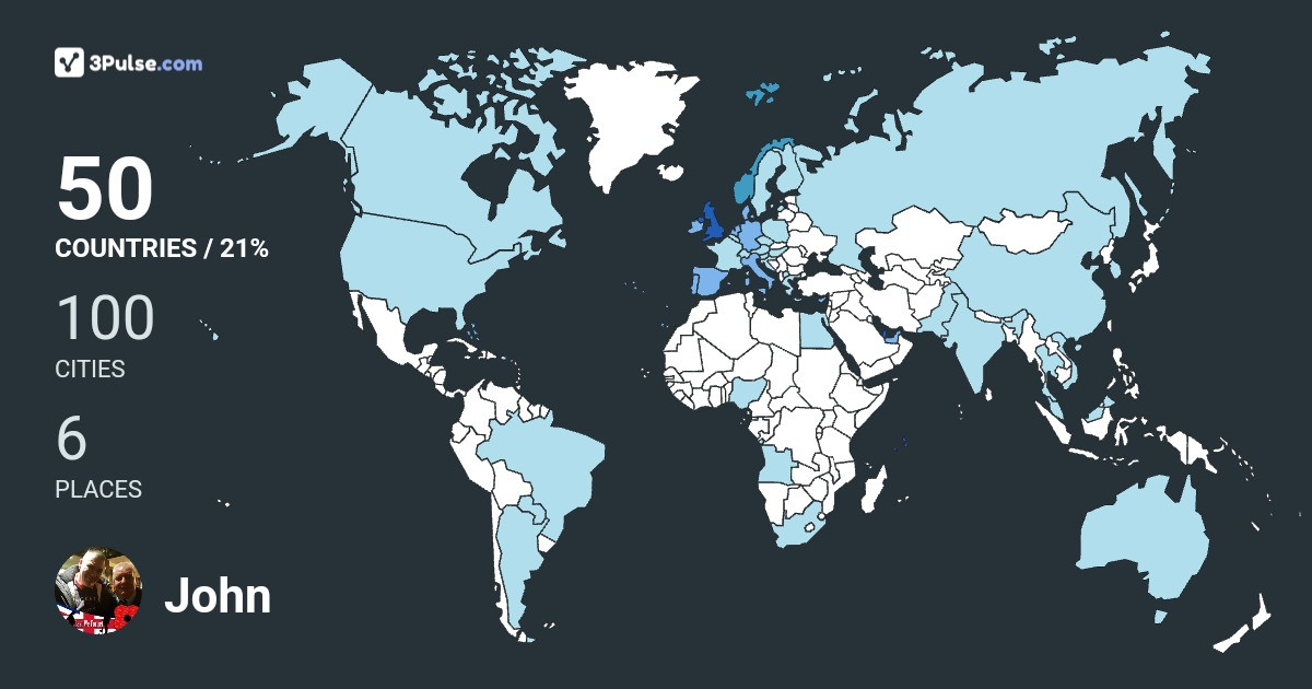 Изображение Карты путешествий John Milne