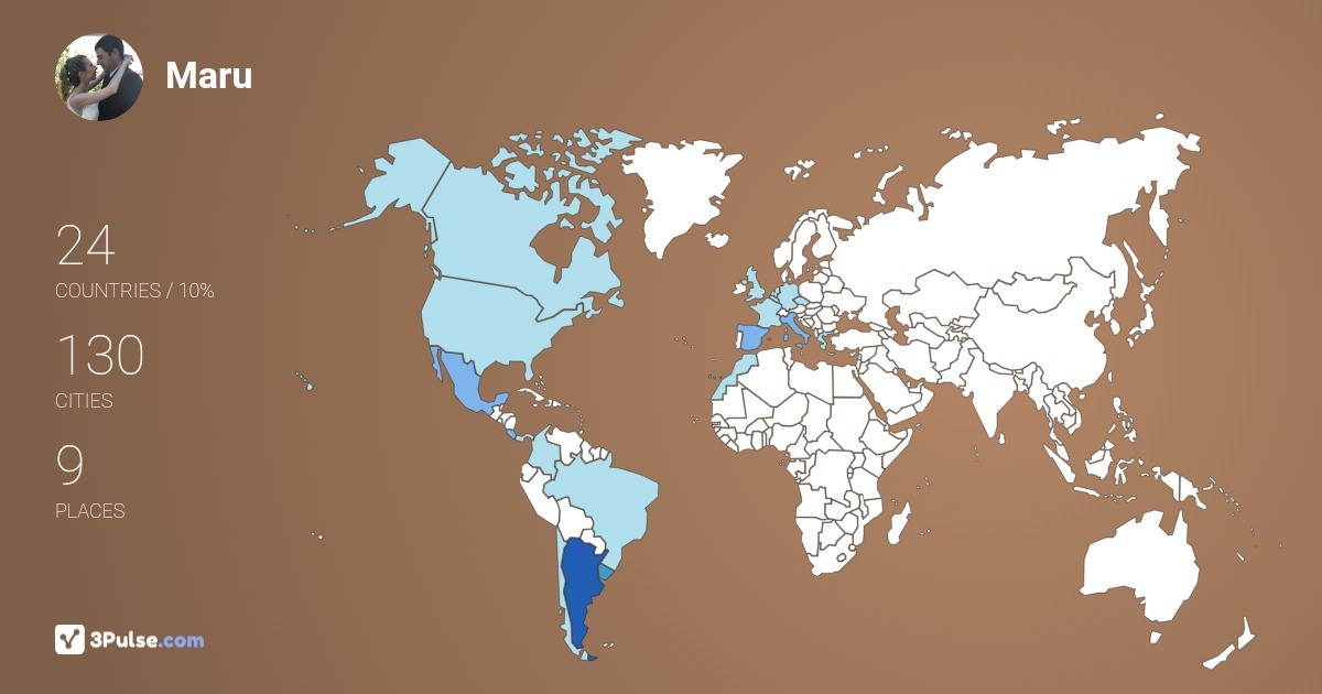 Maru Naveiro's Travel Map Image