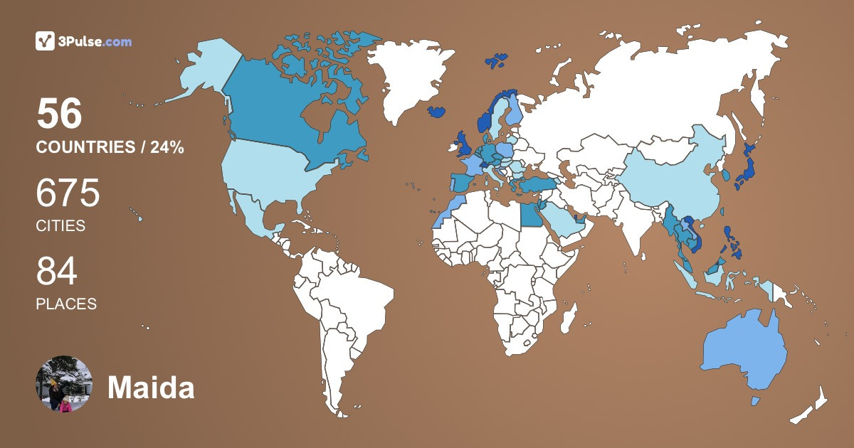 Изображение Карты путешествий Maida Binag