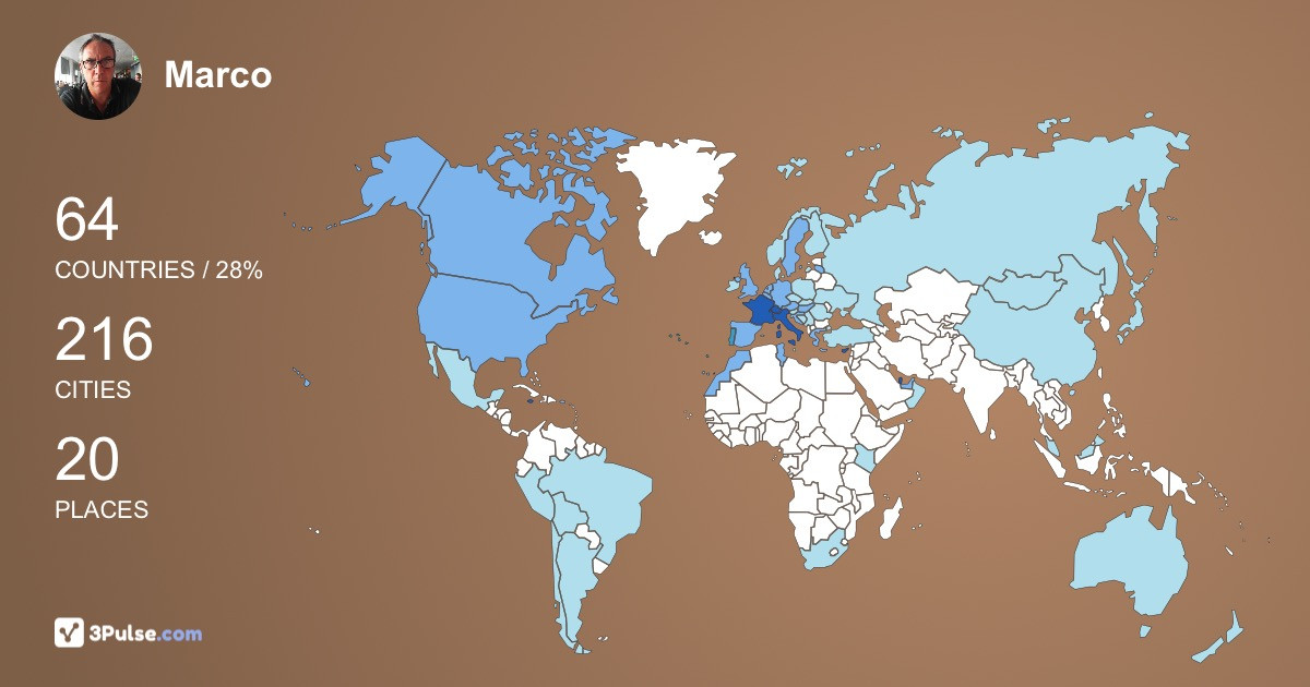 Изображение Карты путешествий Marco Camilloni