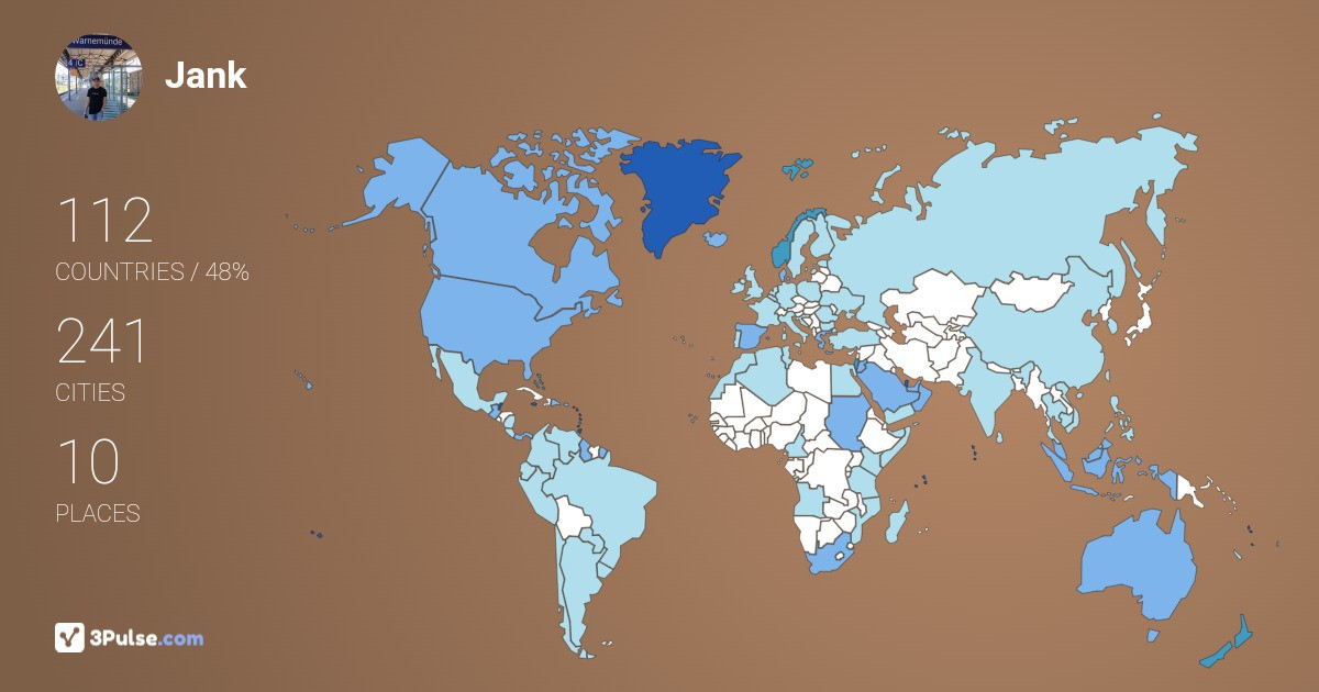 Изображение Карты путешествий Jank Daniel
