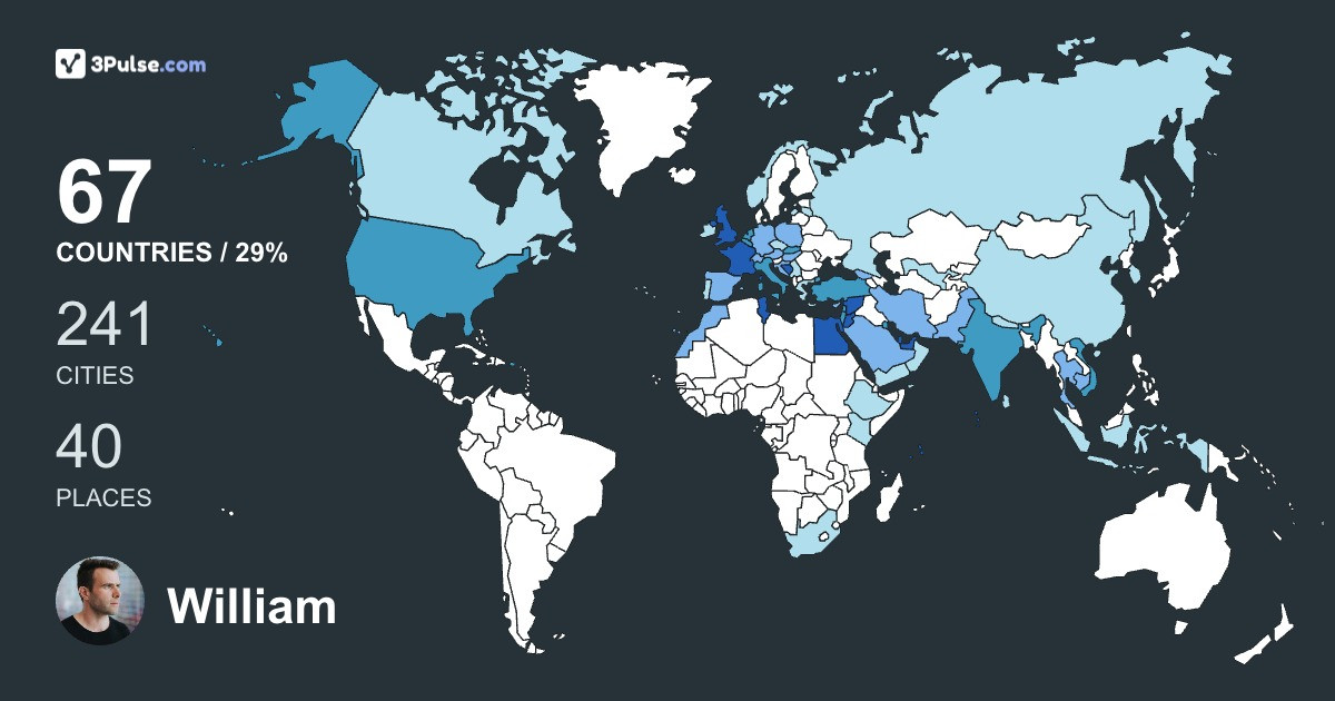 Изображение Карты путешествий William Lawrie