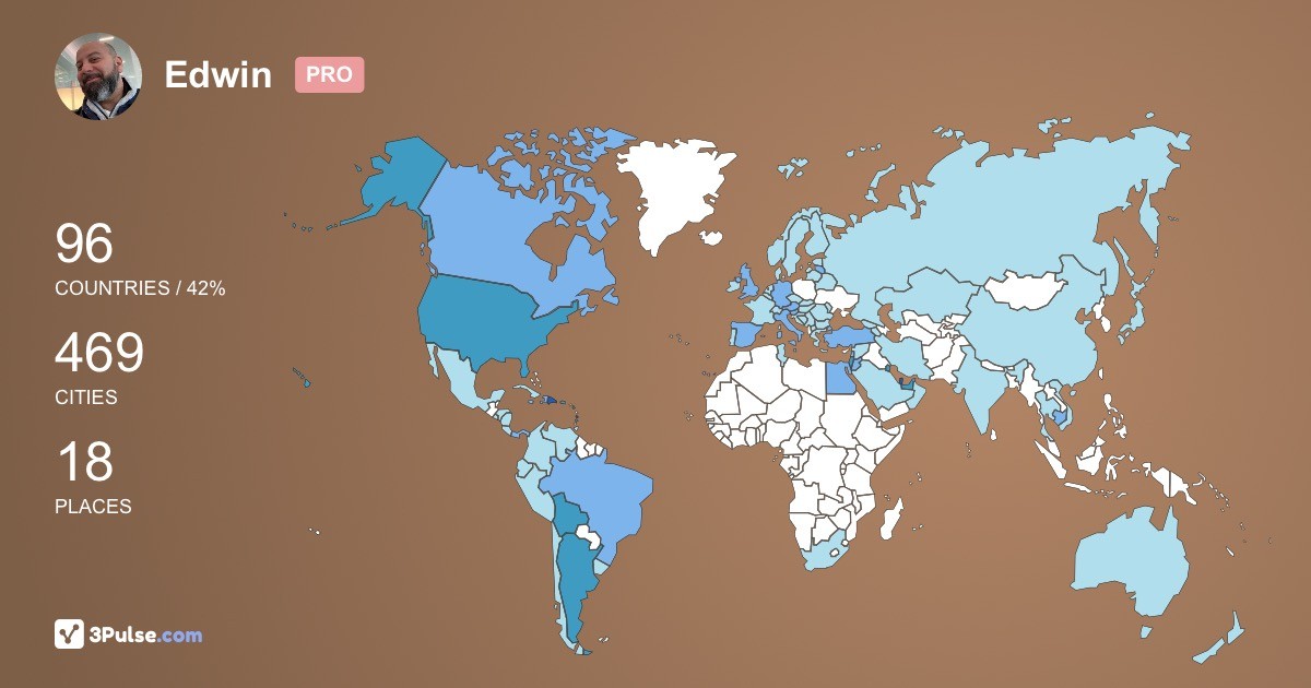 Изображение Карты путешествий Edwin Roa