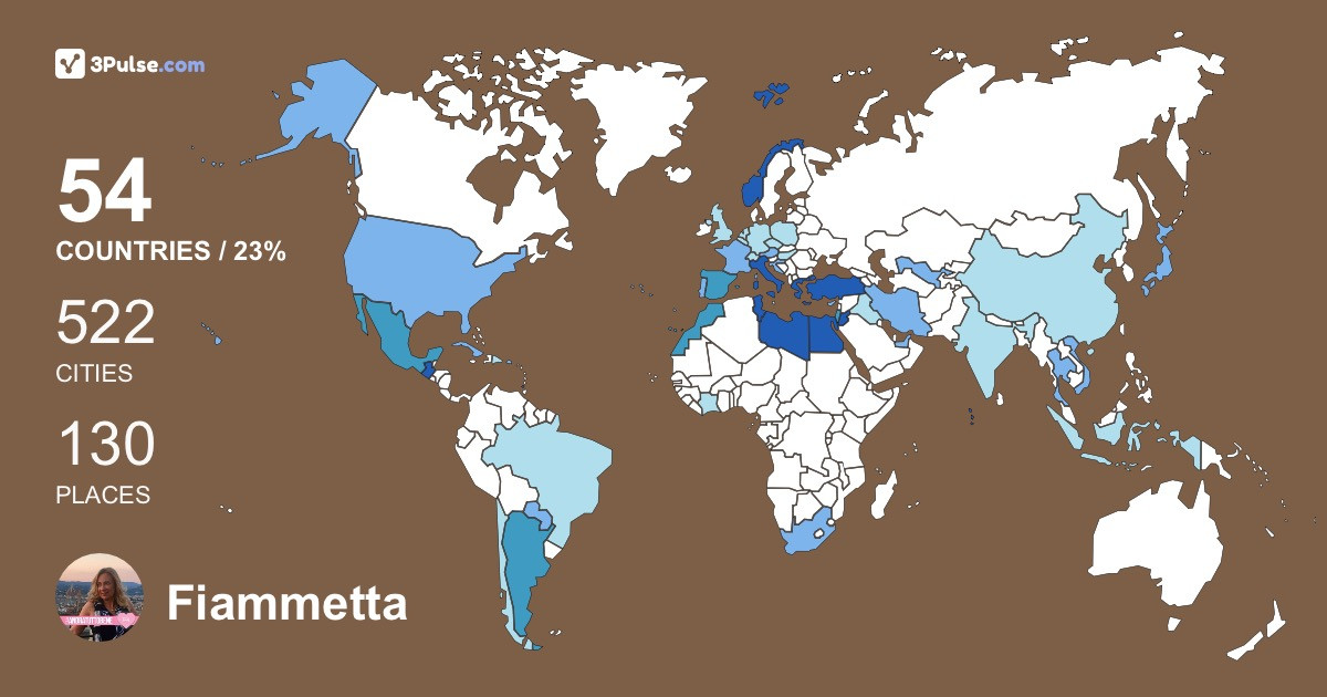 Fiammetta Piccione's Travel Map Image