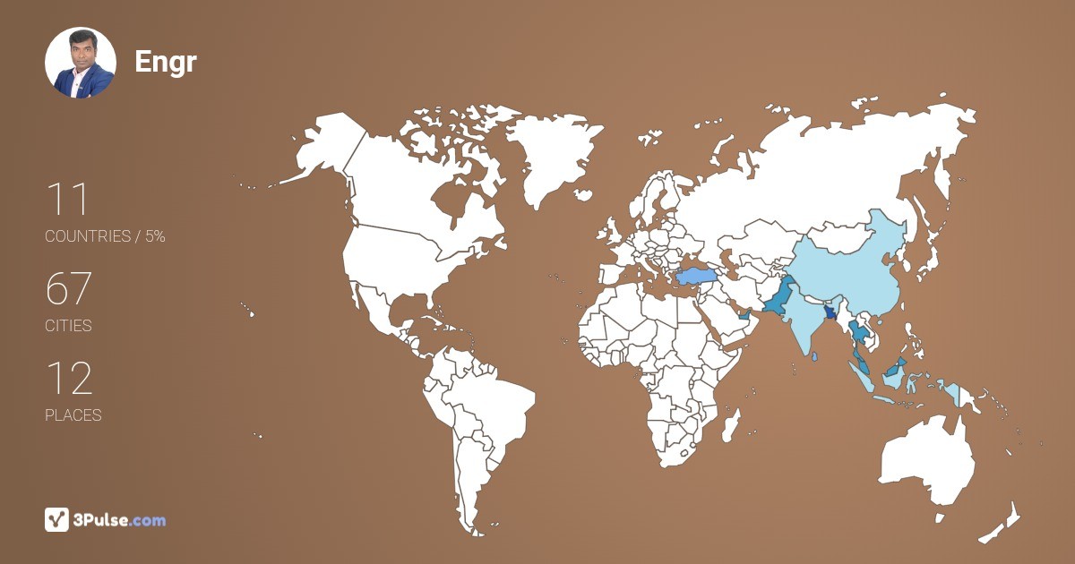 Изображение Карты путешествий Engr Ahammad