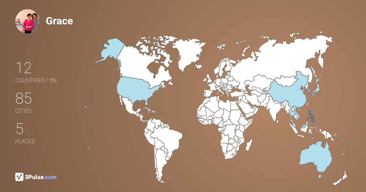 Изображение Карты путешествий Grace Singson