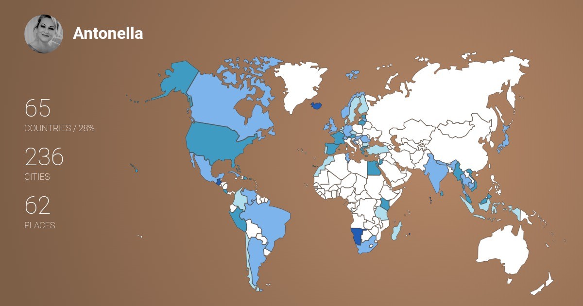 Изображение Карты путешествий Antonella Carminati