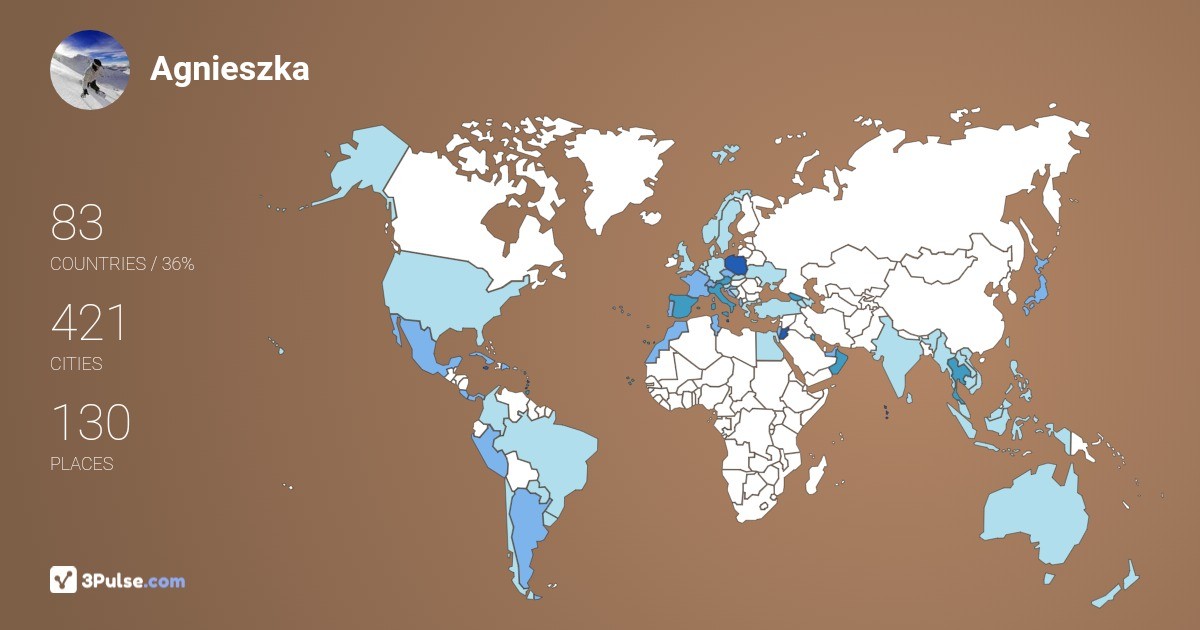 Изображение Карты путешествий Agnieszka Amme