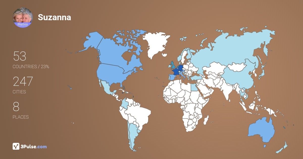 Изображение Карты путешествий Suzanna Dagger