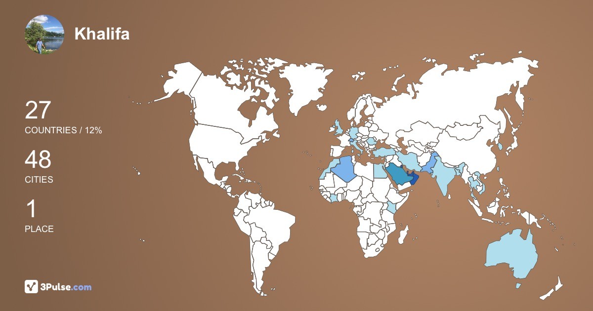Изображение Карты путешествий Khalifa Al-Sideiri
