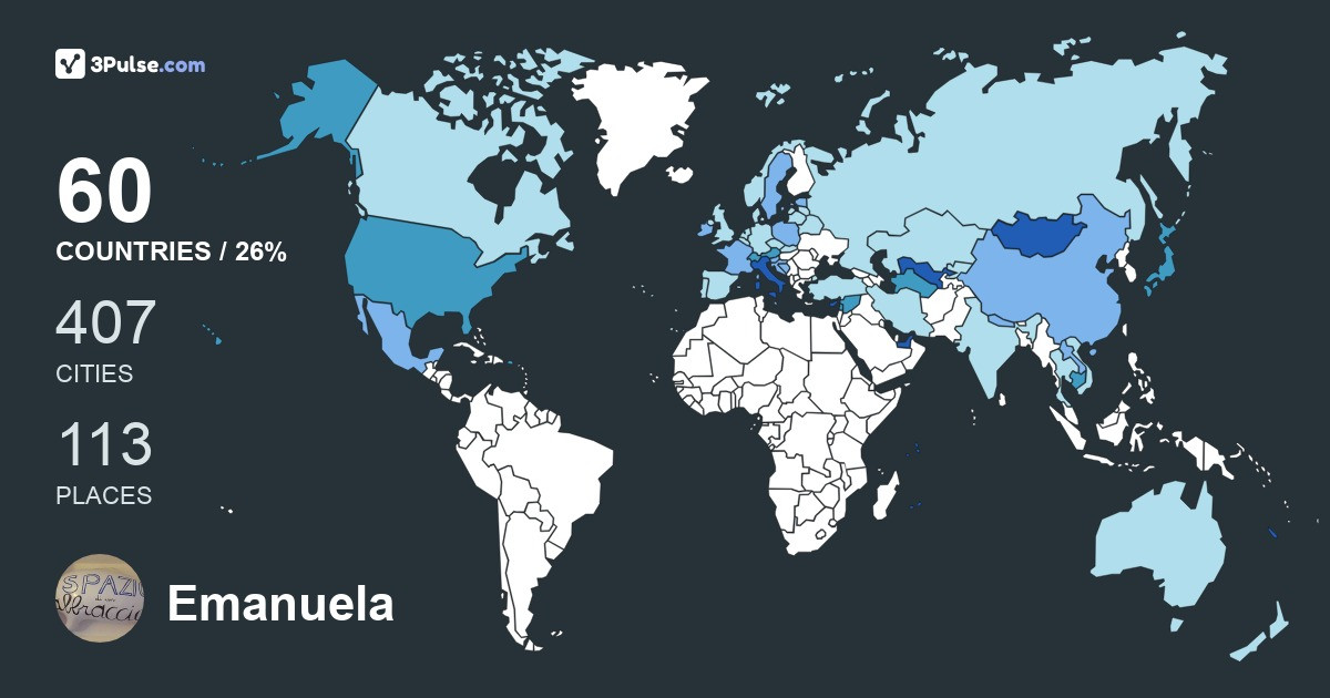 Emanuela Gris's Travel Map Image