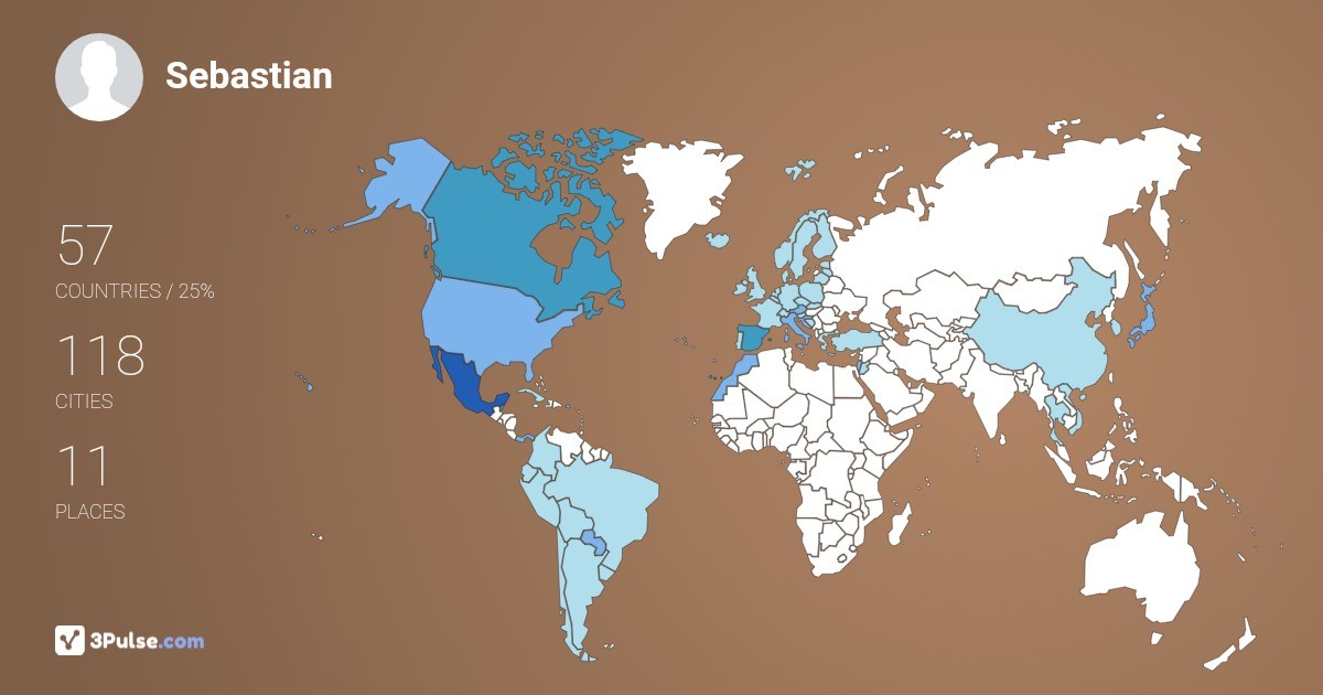 Изображение Карты путешествий Sebastian Zarate