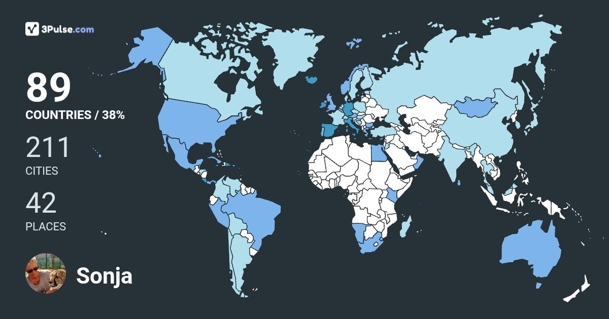 Изображение Карты путешествий Sonja Pinell
