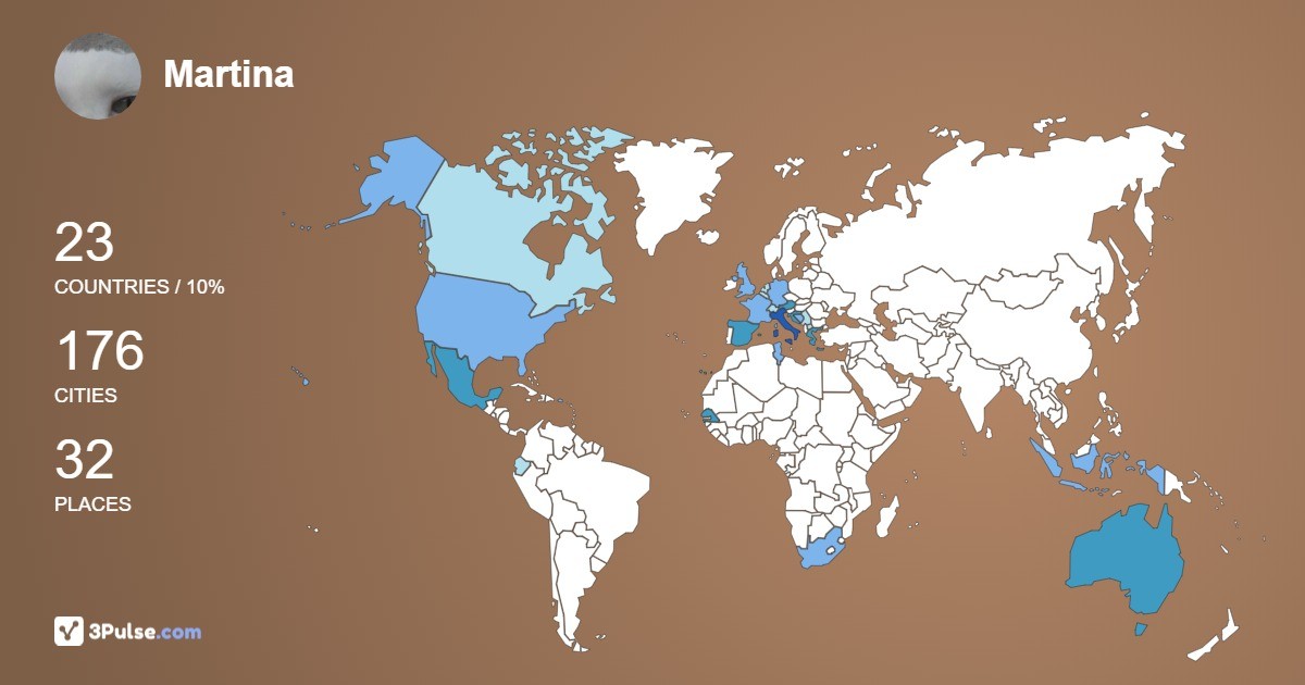 Изображение Карты путешествий Martina Guerra