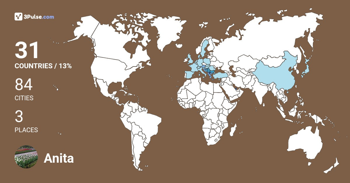 Изображение Карты путешествий Anita Ivanova