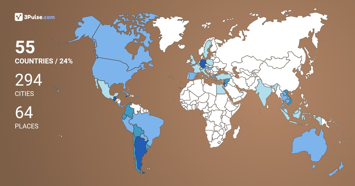 44b4eb4's Travel Map Image
