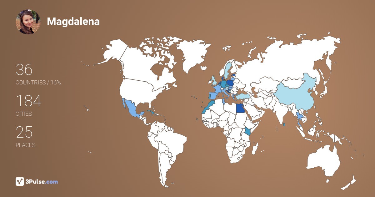 Изображение Карты путешествий Magdalena Szymalak