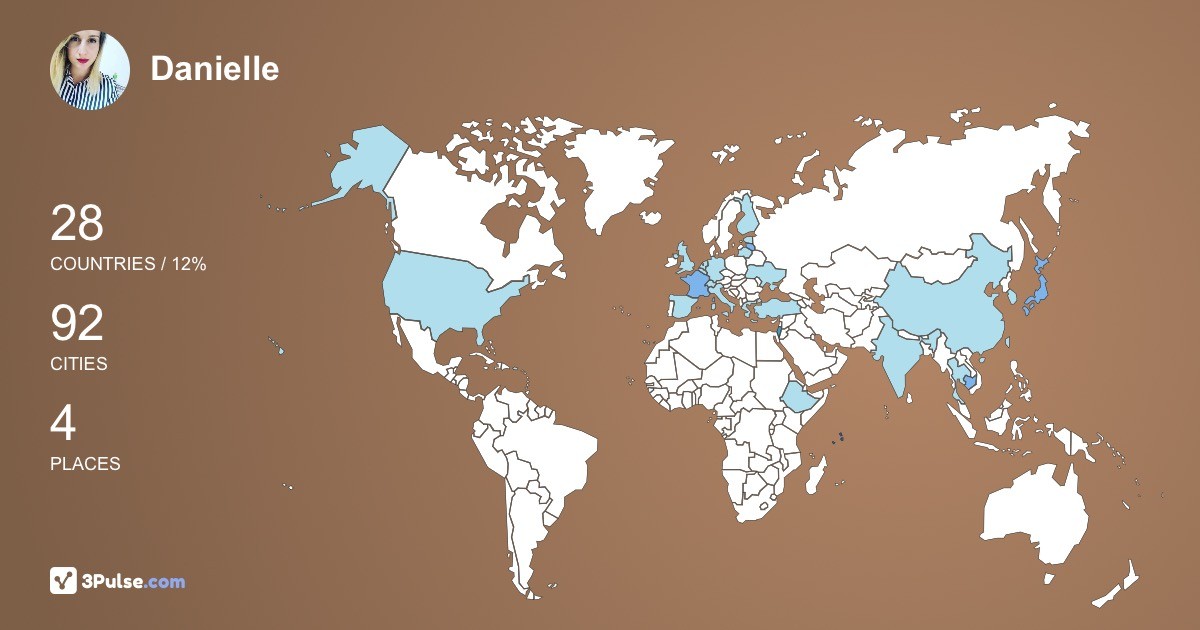 Danielle Kestenbaum's Travel Map Image