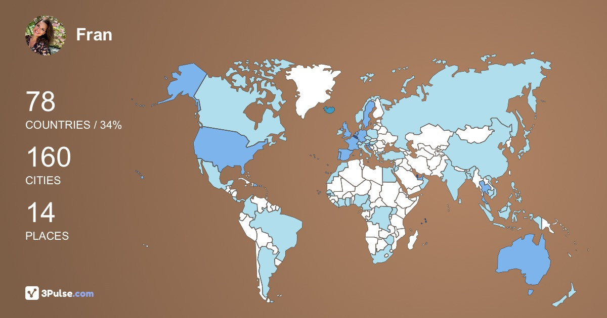 Изображение Карты путешествий Fran Schroyen