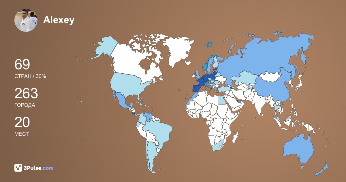 Изображение Карты путешествий Alexey Markov