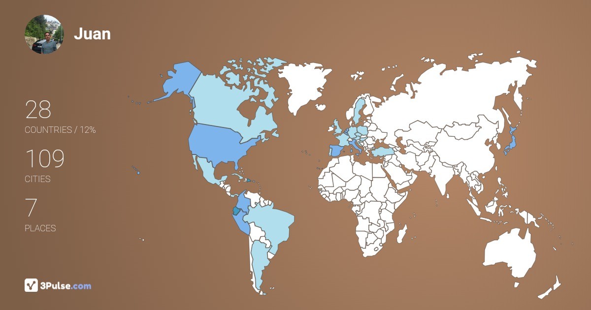 Изображение Карты путешествий Juan Abad-Palacios