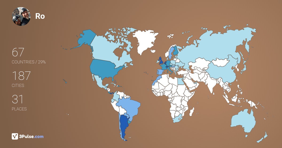 Изображение Карты путешествий Ro St-Pete