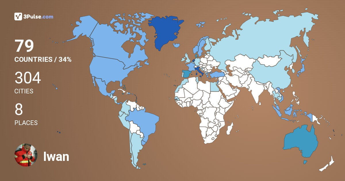 Изображение Карты путешествий Iwan Vallarta