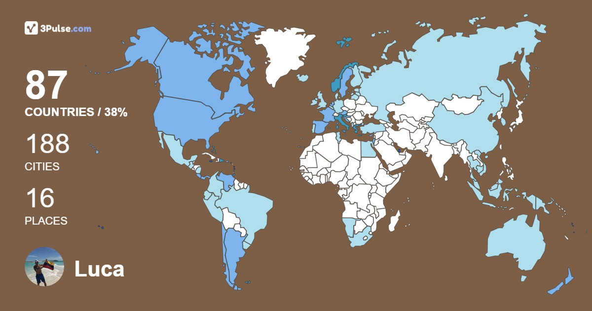 Изображение Карты путешествий Luca Furlan