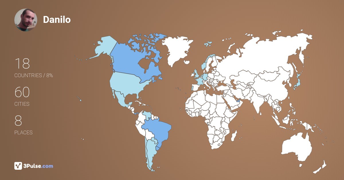 Изображение Карты путешествий Danilo Ori