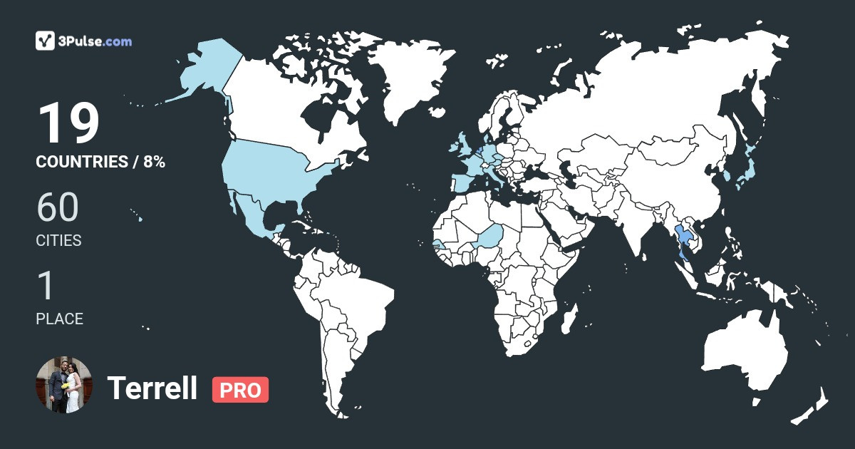 Изображение Карты путешествий Terrell Cooke