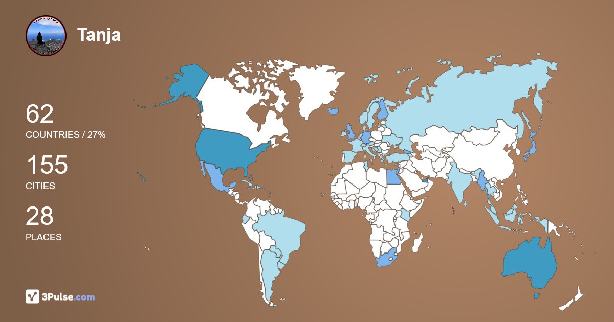 Изображение Карты путешествий Tanja Young
