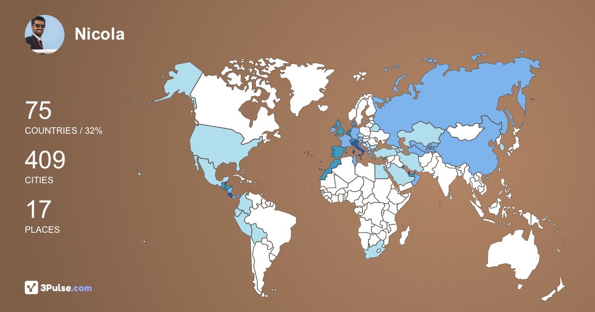 Изображение Карты путешествий Nicola Fusillo
