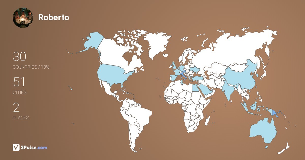 Изображение Карты путешествий Roberto Parascandola