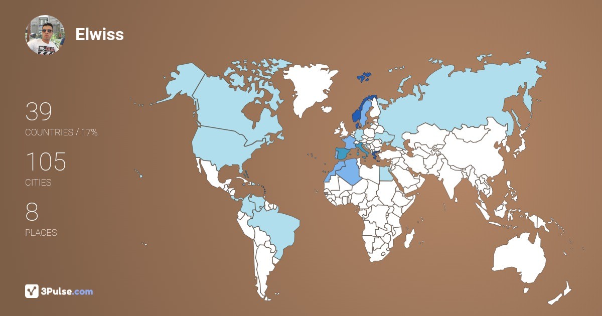 Изображение Карты путешествий Elwiss Jdidi