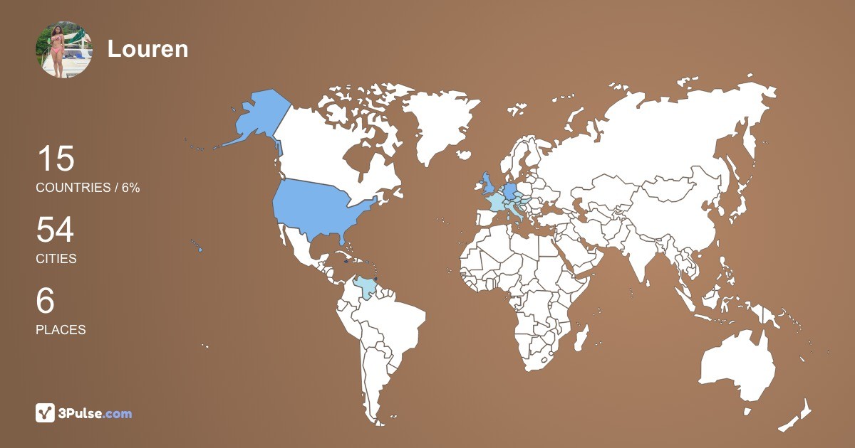 Louren Mohammed's Travel Map Image