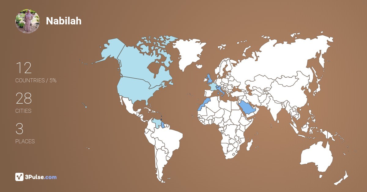 Изображение Карты путешествий Nabilah MOhammed
