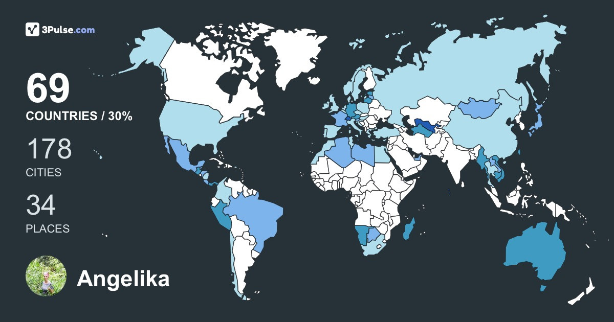 Изображение Карты путешествий Angelika Zurbrgg