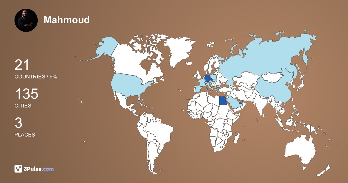 Изображение Карты путешествий Mahmoud Mahmoud