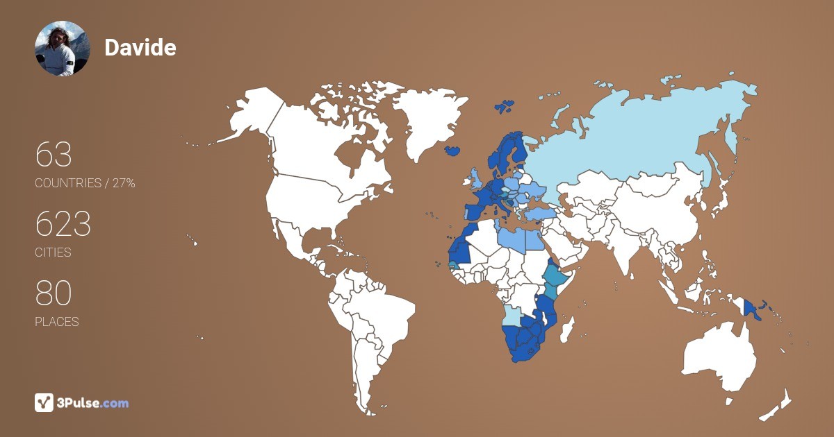 Изображение Карты путешествий Davide Simeone