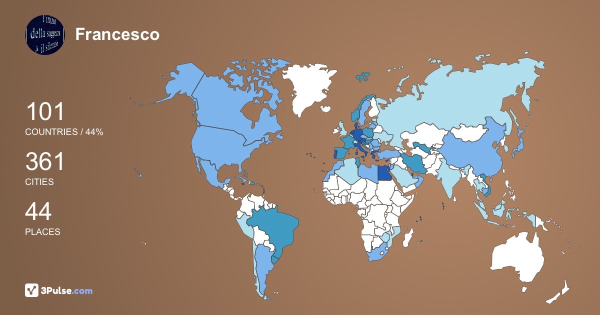 Изображение Карты путешествий Francesco Sslazio