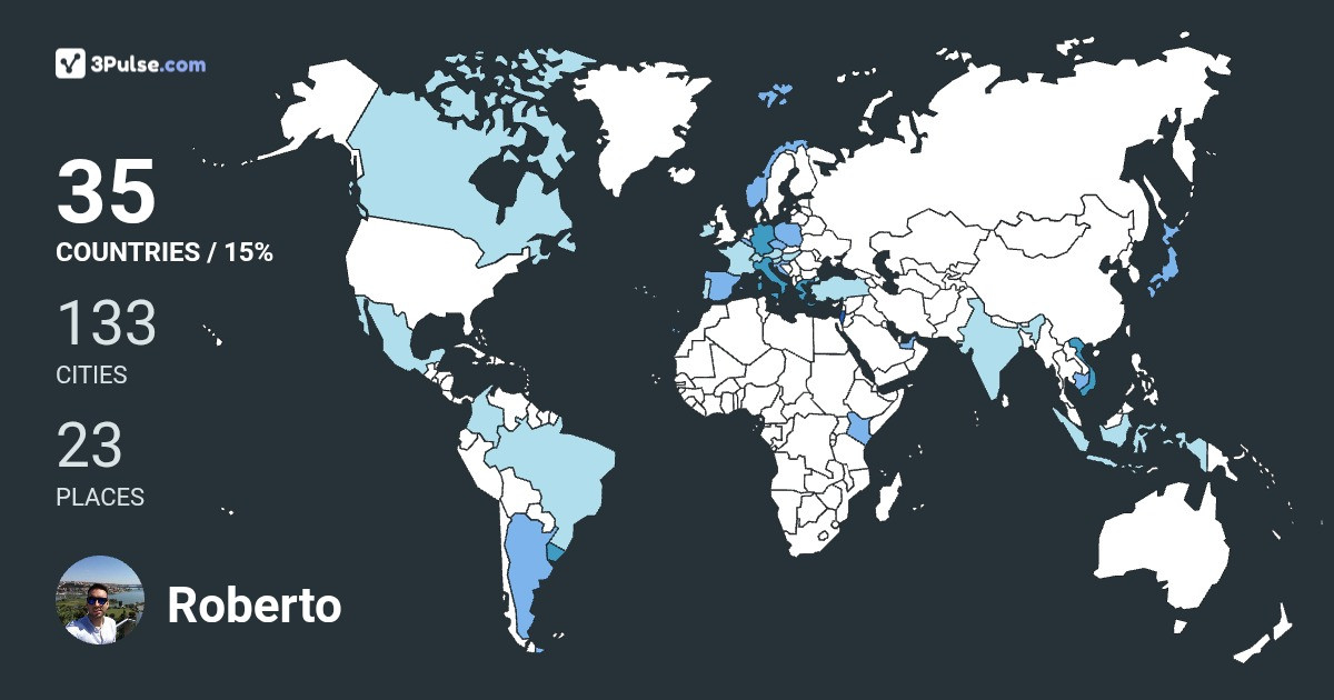 Изображение Карты путешествий Roberto Avelino-Somolinos