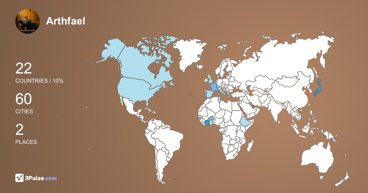 Изображение Карты путешествий Arthfael De-Lopouski