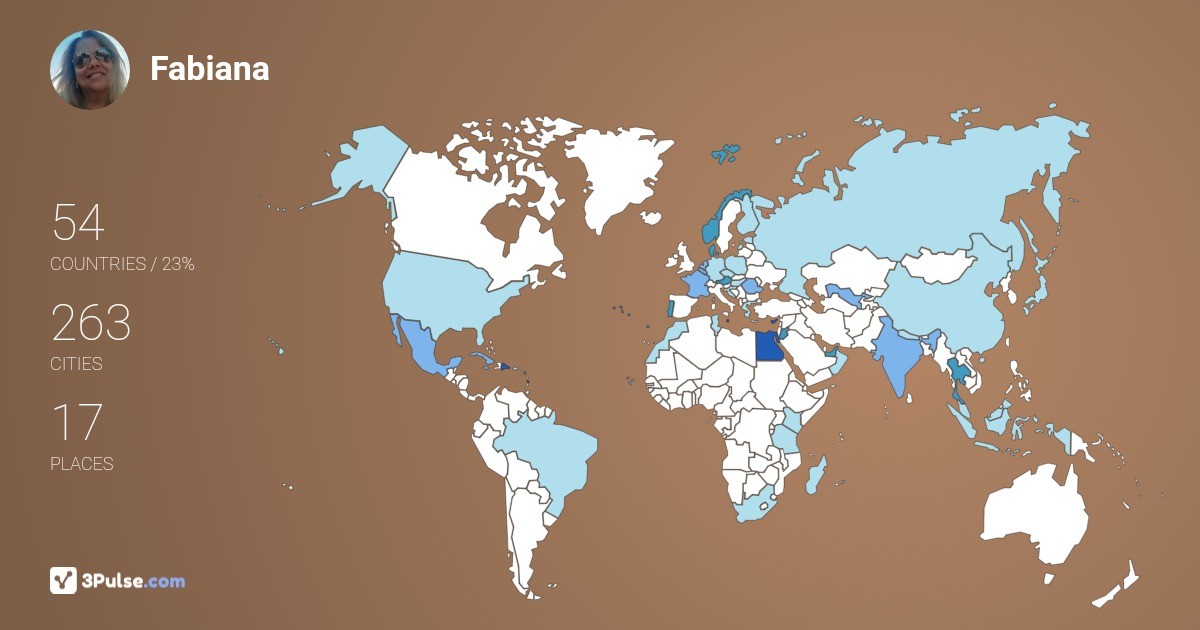 Изображение Карты путешествий Fabiana Zimelli