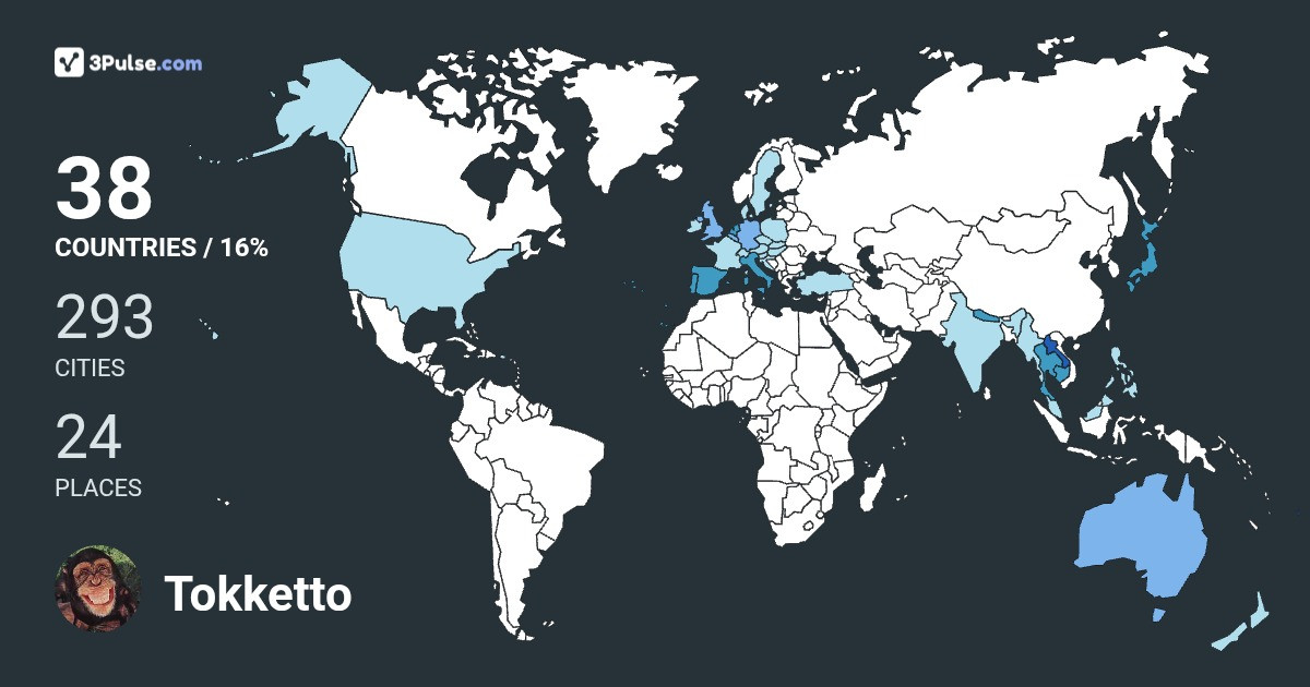 Изображение Карты путешествий Tokketto Kush